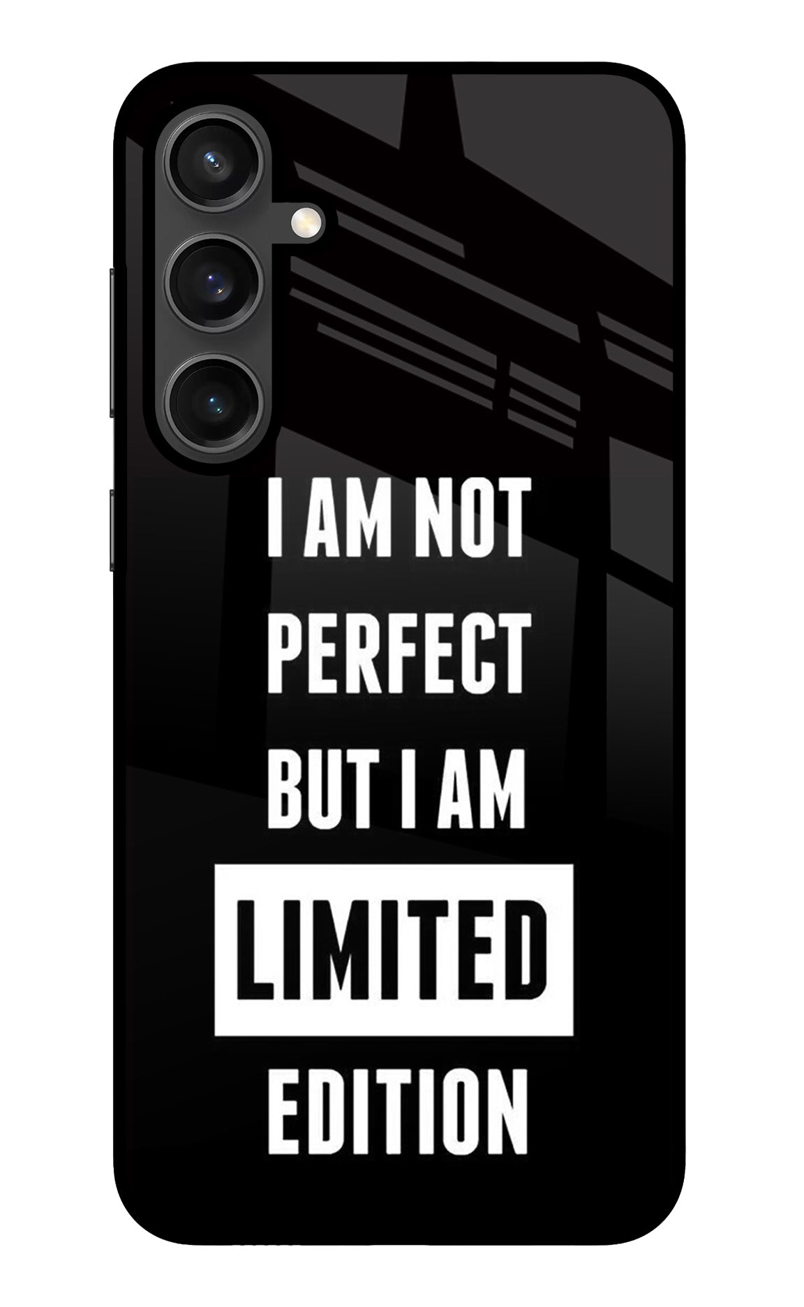 I Am Not Perfect But I Am Limited Edition Samsung S23 FE 5G Back Cover