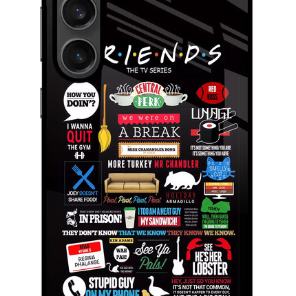 FRIENDS Samsung S23 FE 5G Glass Case