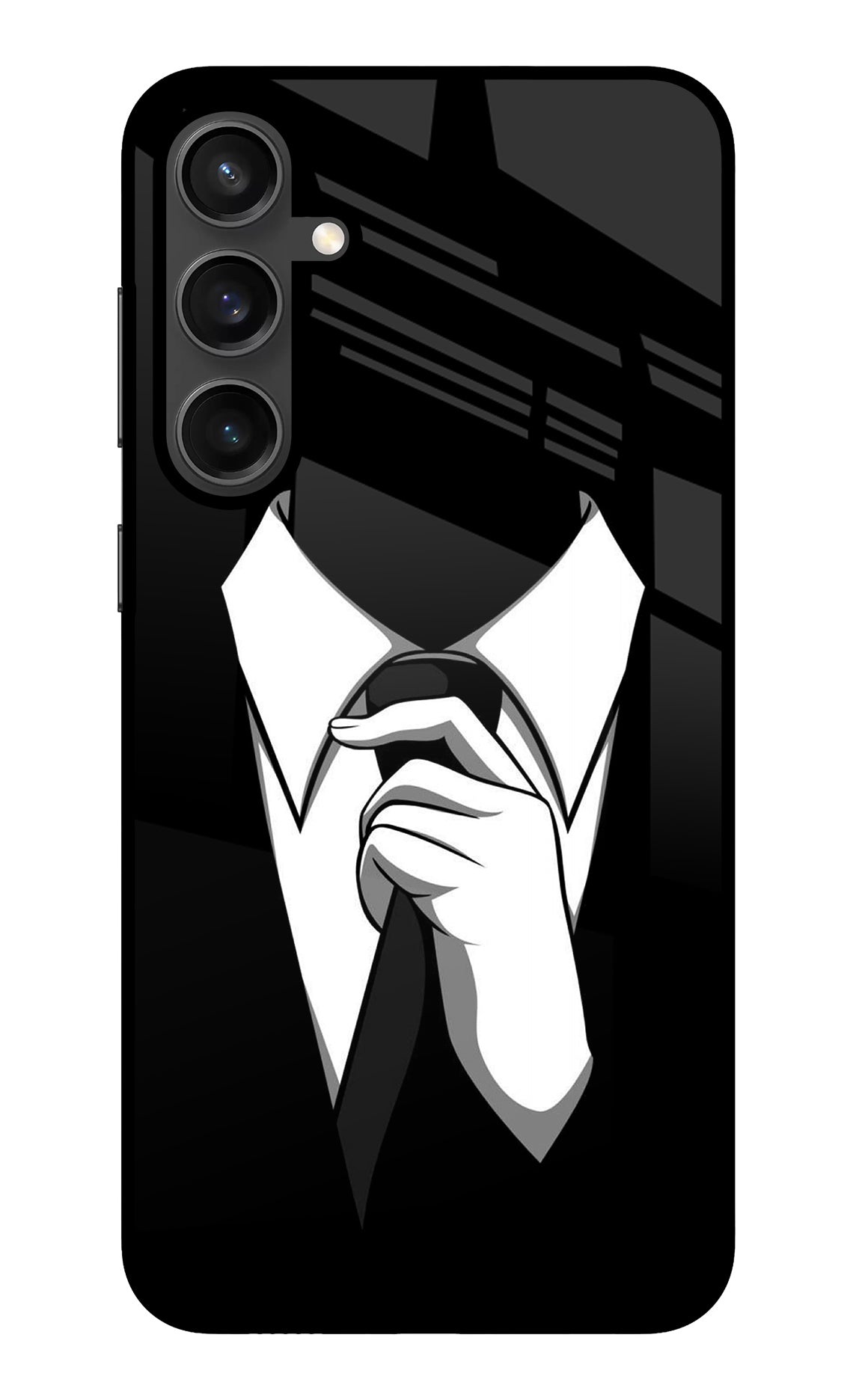 Black Tie Samsung S23 FE 5G Glass Case