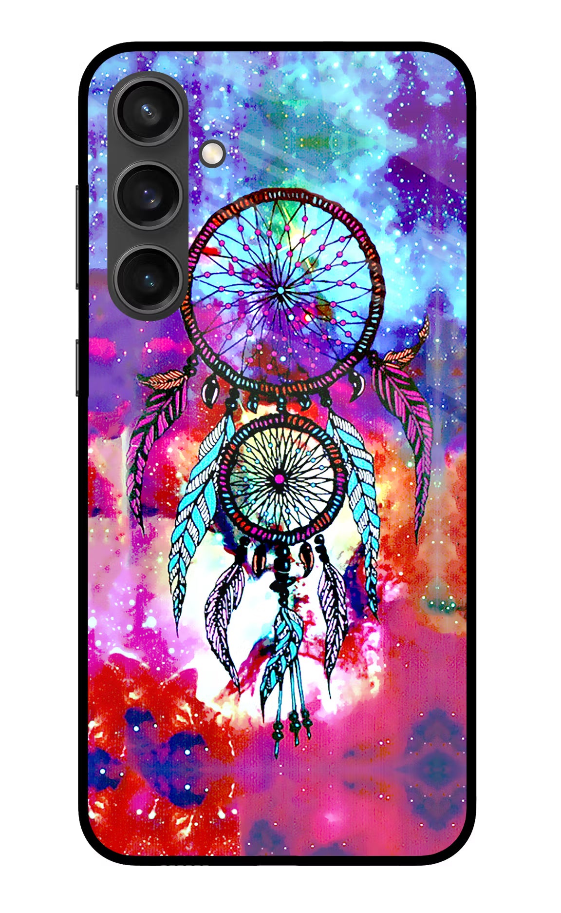 Dream Catcher Abstract Samsung S23 FE 5G Glass Case Back Cover by Casekaro