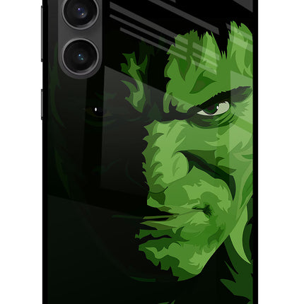 HULK Samsung S23 FE 5G Glass Case Back Cover by Casekaro