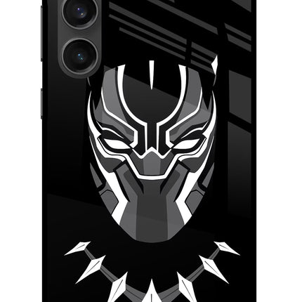 Black Panther Samsung S23 FE 5G Glass Case Back Cover by Casekaro