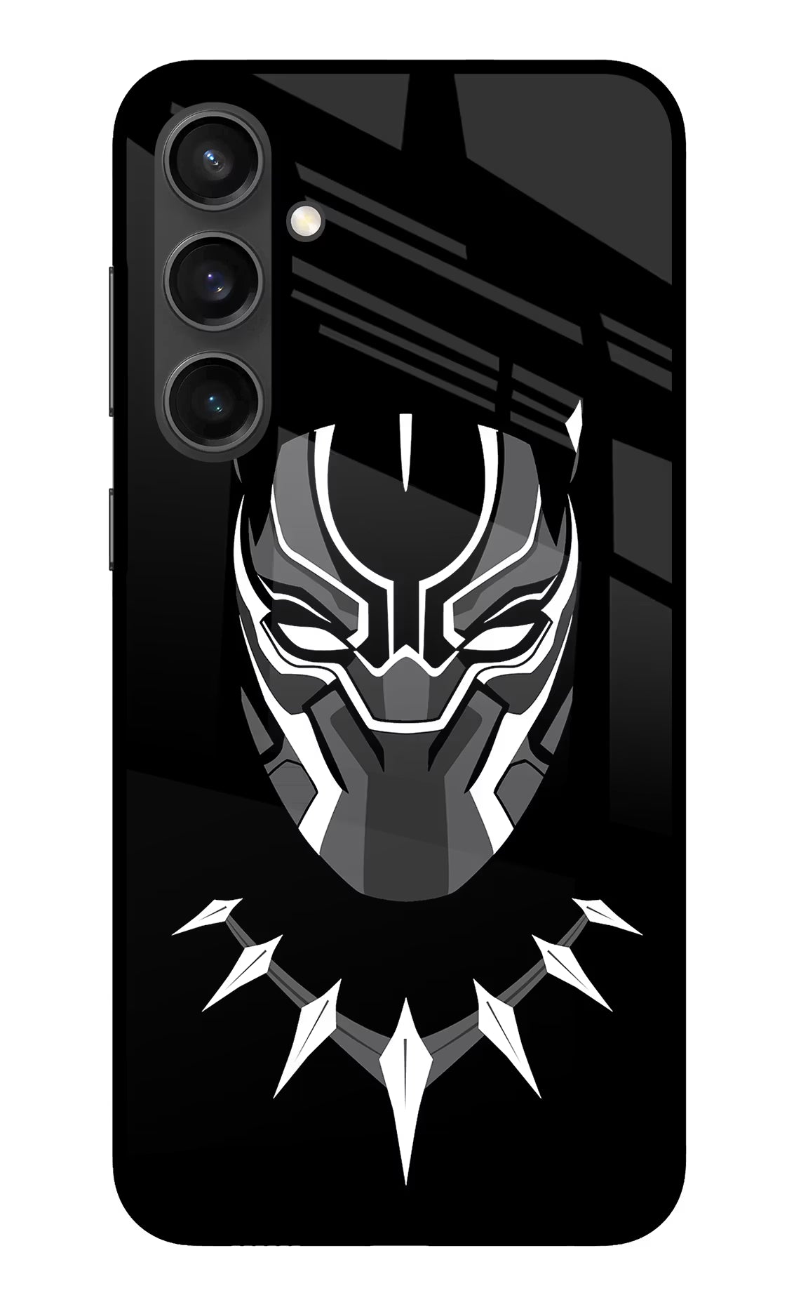 Black Panther Samsung S23 FE 5G Glass Case Back Cover by Casekaro