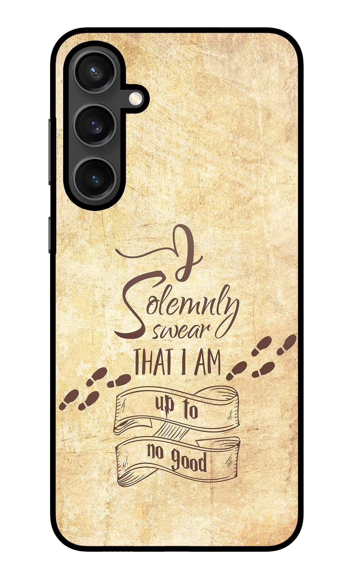 I Solemnly swear that i up to no good Samsung S23 FE 5G Glass Case