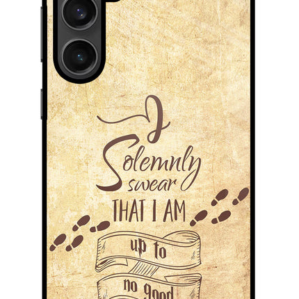 I Solemnly swear that i up to no good Samsung S23 FE 5G Glass Case