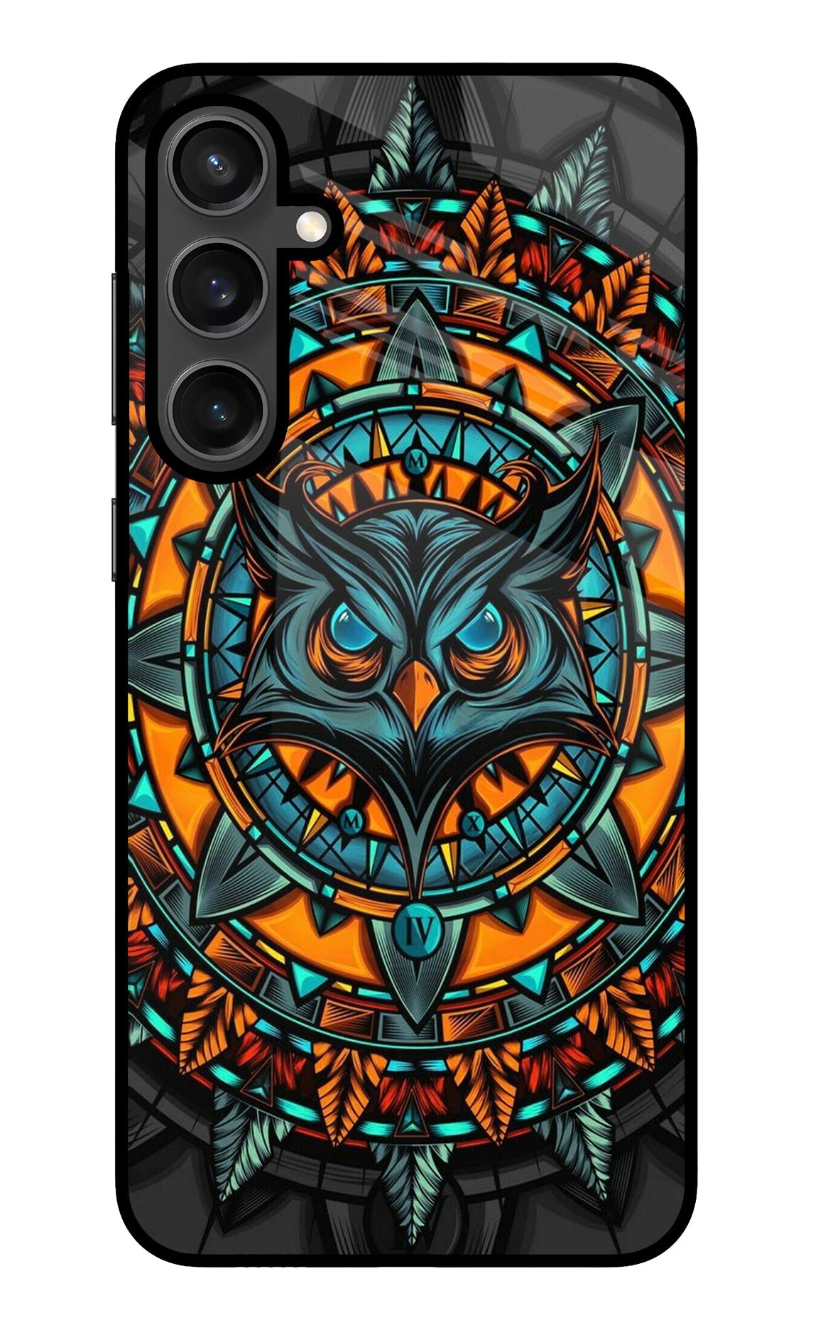Angry Owl Art Samsung S23 FE 5G Glass Case