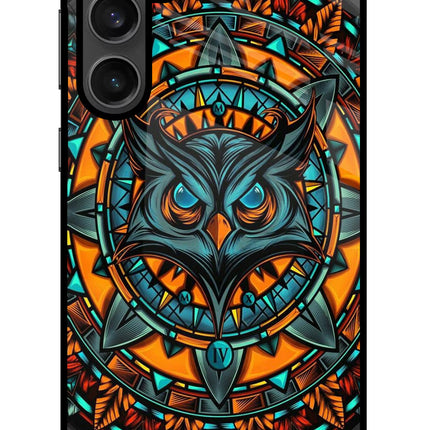 Angry Owl Art Samsung S23 FE 5G Glass Case