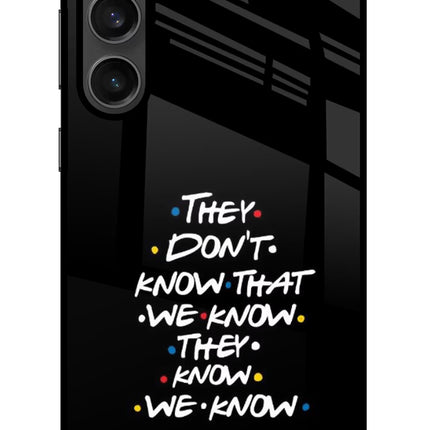 FRIENDS Dialogue Samsung S23 FE 5G Glass Case