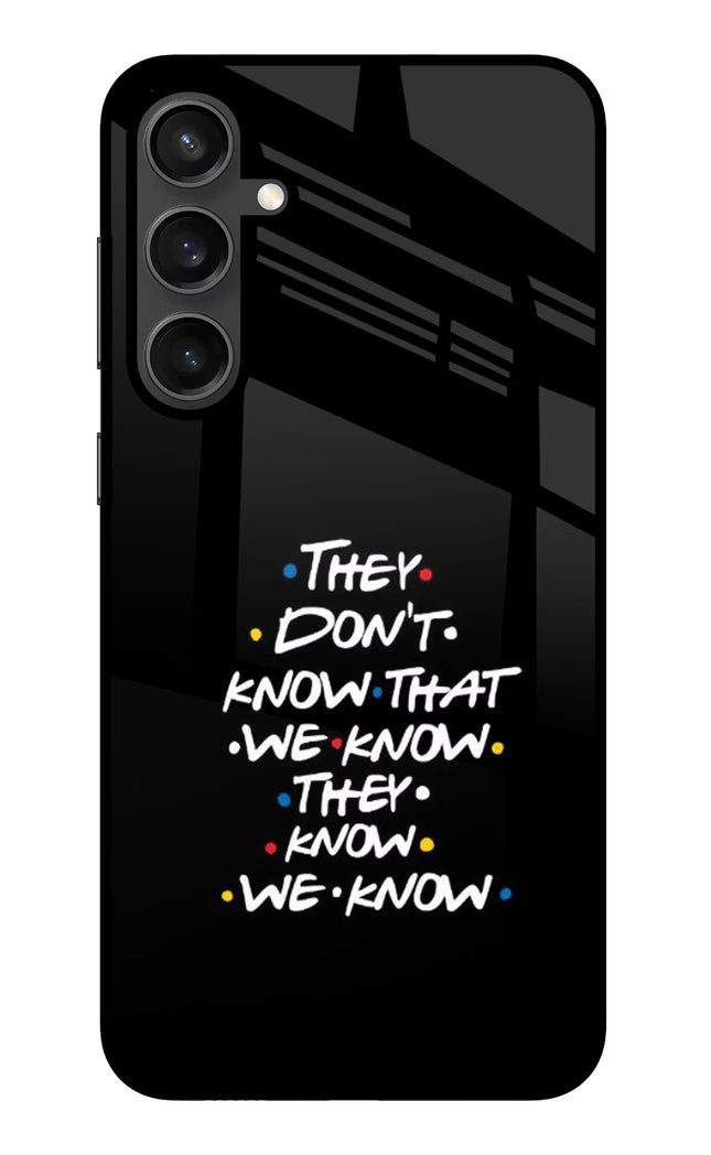FRIENDS Dialogue Samsung S23 FE 5G Glass Case
