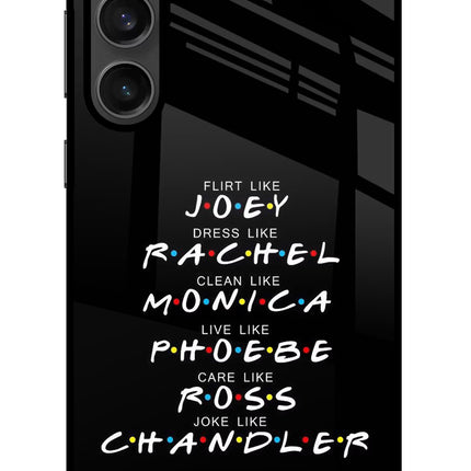 FRIENDS Character Samsung S23 FE 5G Glass Case