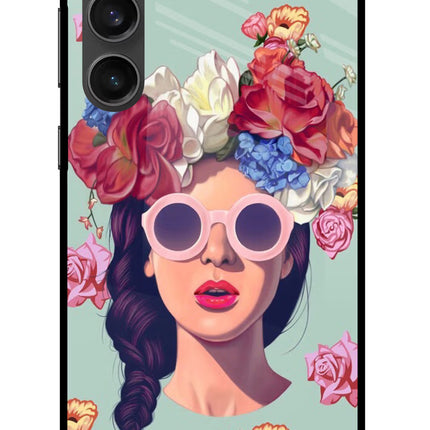 Pretty Girl Samsung S23 FE 5G Glass Case Back Cover by Casekaro