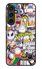 Sticker Bomb Samsung S23 FE 5G Glass Case
