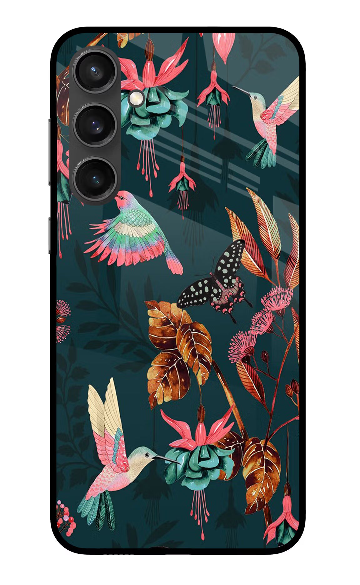 Birds Samsung S23 FE 5G Glass Case Back Cover by Casekaro