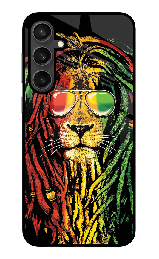 Rasta Lion Samsung S23 FE 5G Glass Case