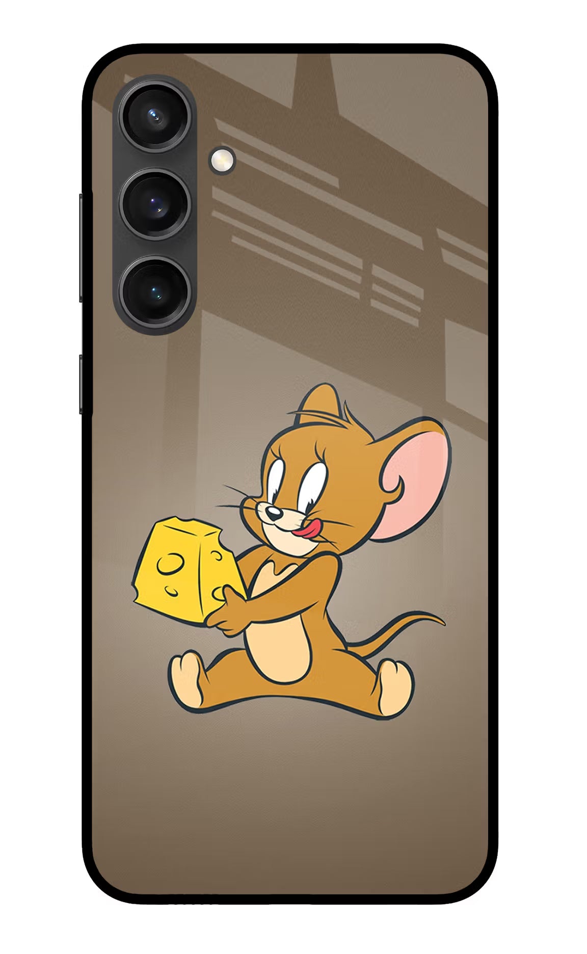 Jerry Samsung S23 FE 5G Glass Case Back Cover by Casekaro