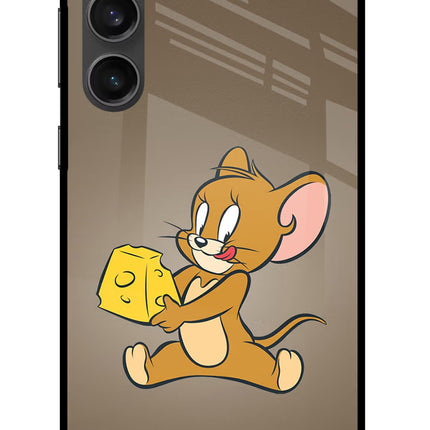 Jerry Samsung S23 FE 5G Glass Case Back Cover by Casekaro