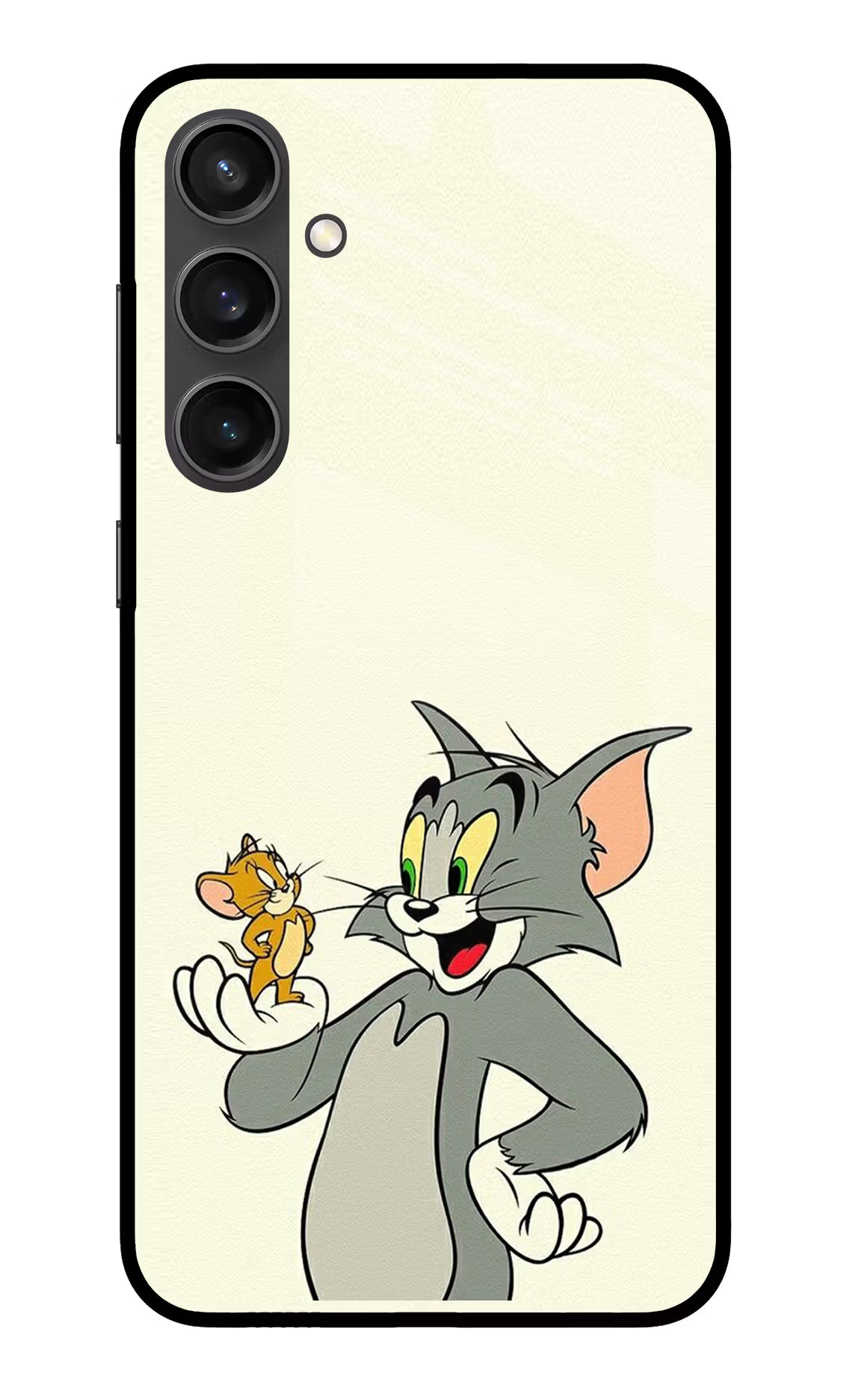 Tom & Jerry Samsung S23 FE 5G Glass Case Back Cover by Casekaro