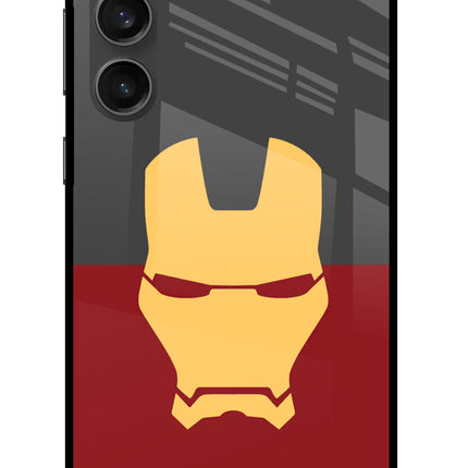 Ironman Samsung S23 FE 5G Glass Case Back Cover by Casekaro