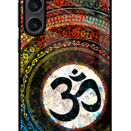 Om Cultural Samsung S23 FE 5G Glass Case