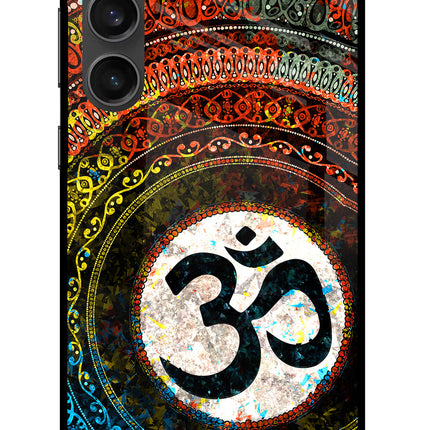 Om Cultural Samsung S23 FE 5G Glass Case Back Cover by Casekaro