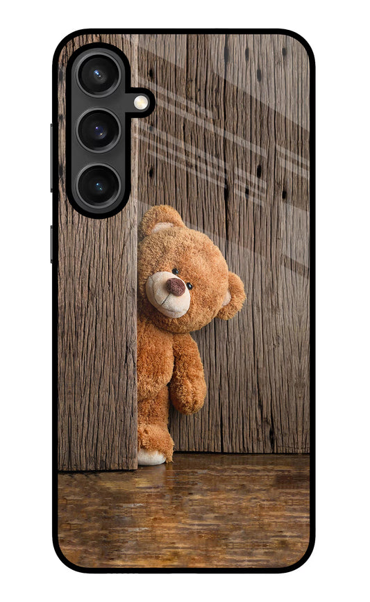 Teddy Wooden Samsung S23 FE 5G Glass Case