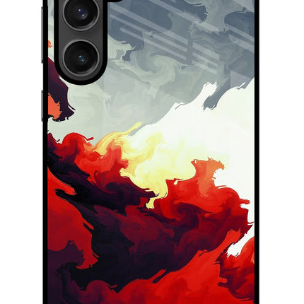 Fire Cloud Samsung S23 FE 5G Glass Case