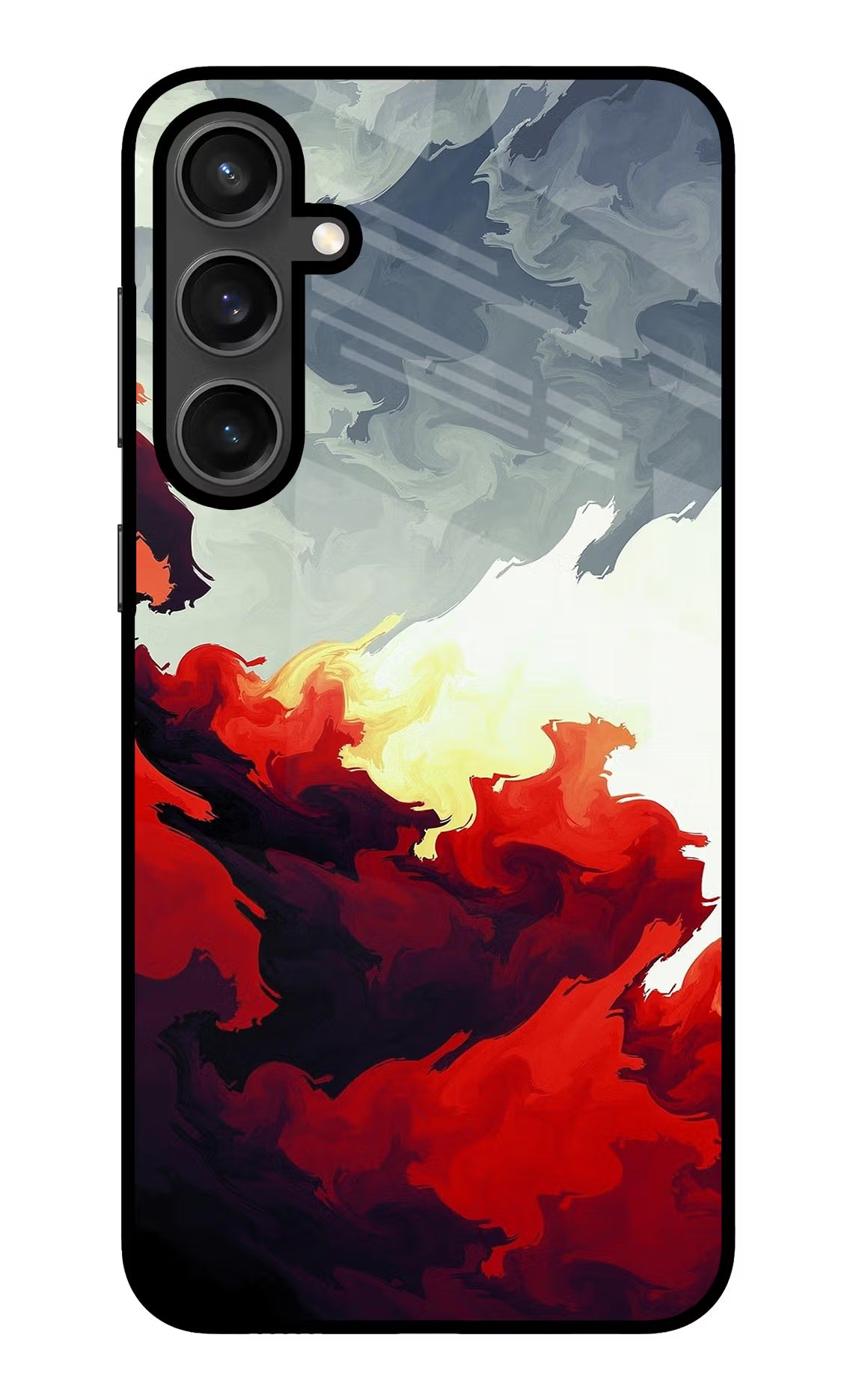 Fire Cloud Samsung S23 FE 5G Glass Case