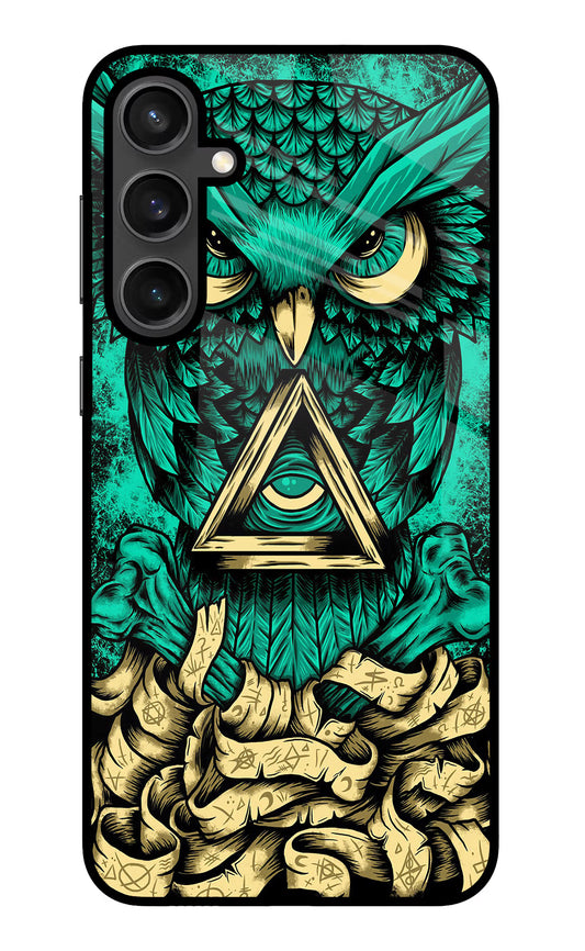 Green Owl Samsung S23 FE 5G Glass Case