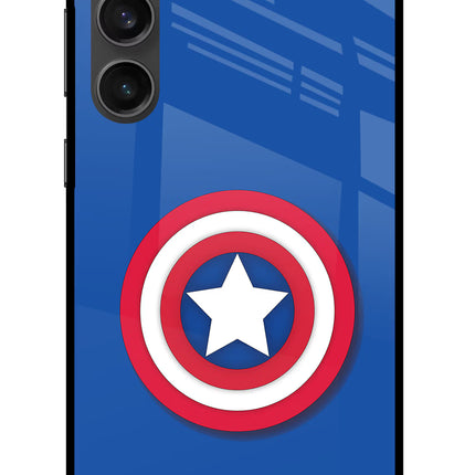 Shield Samsung S23 FE 5G Glass Case Back Cover by Casekaro