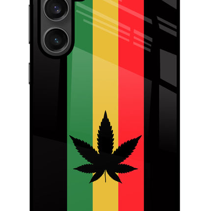 Weed Flag Samsung S23 FE 5G Glass Case