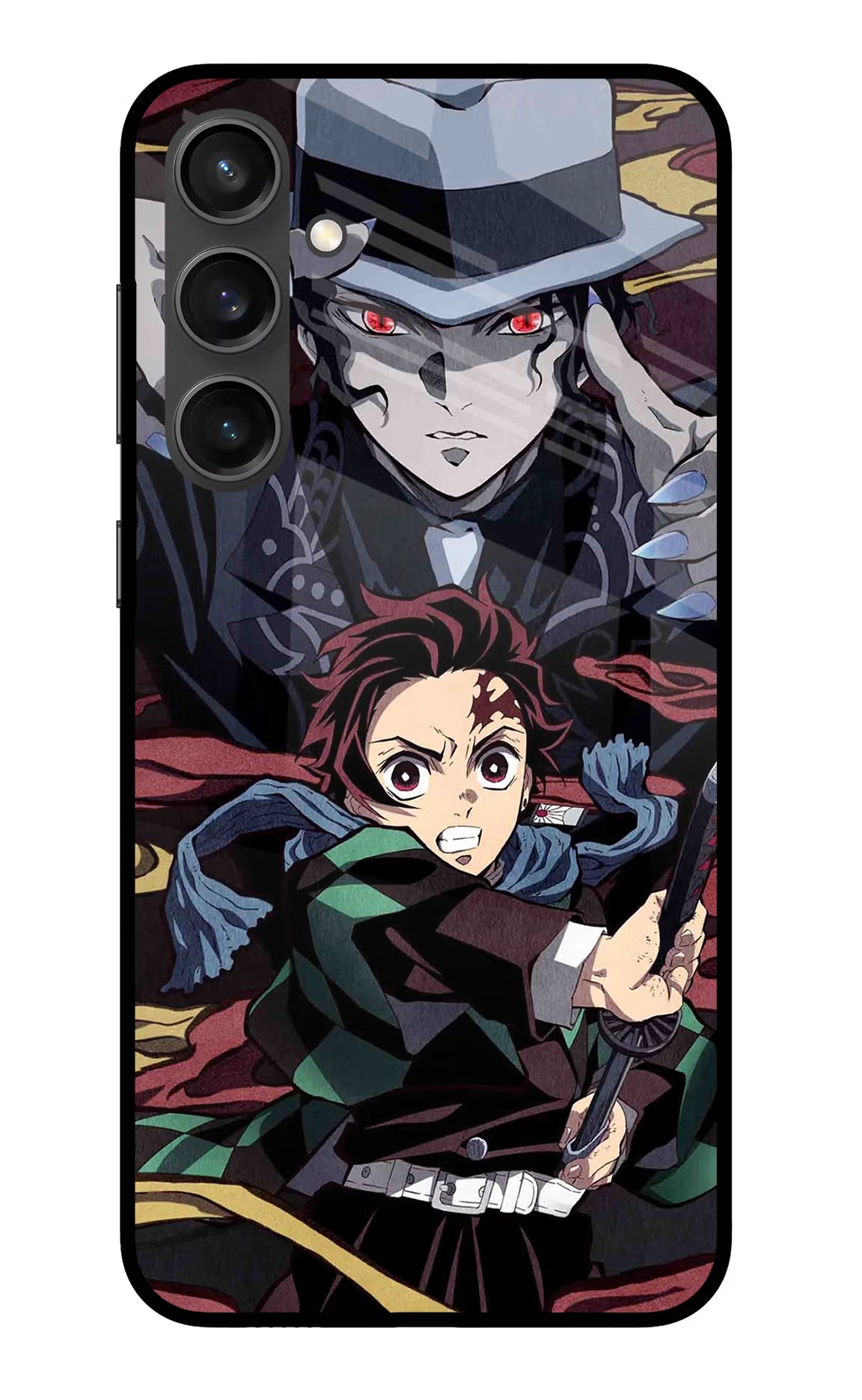 Demon Slayer Samsung S23 FE 5G Glass Case Back Cover by Casekaro