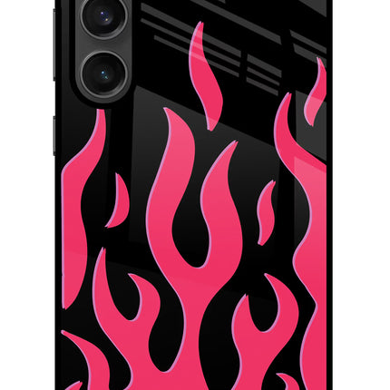 Fire Flames Samsung S23 FE 5G Glass Case