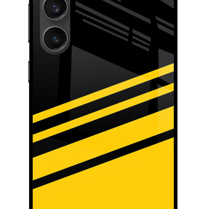 Yellow Shades Samsung S23 FE 5G Glass Case Back Cover by Casekaro