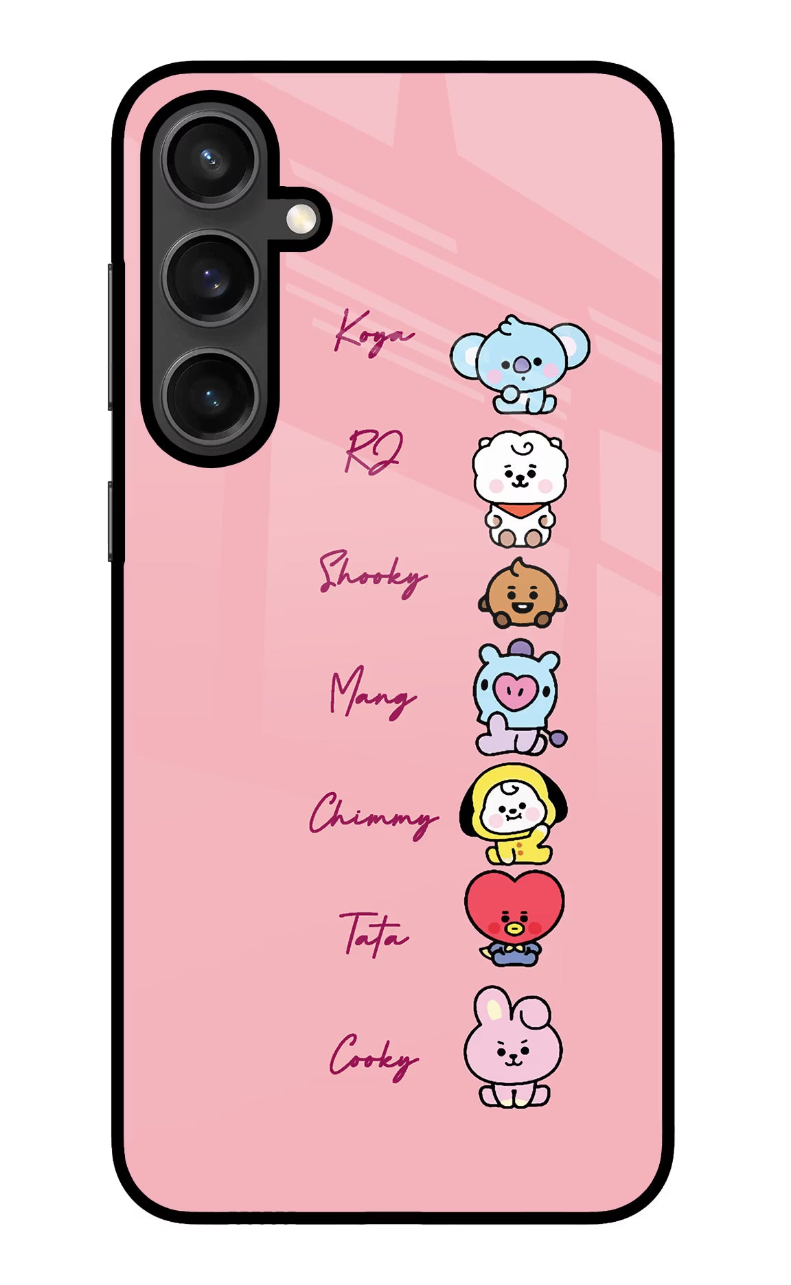 BTS names Samsung S23 FE 5G Glass Case