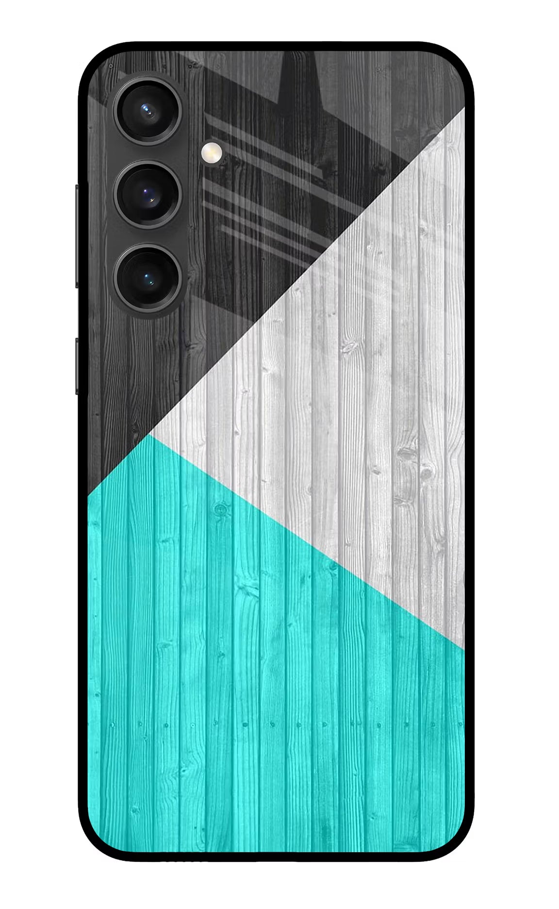 Wooden Abstract Samsung S23 FE 5G Glass Case Back Cover by Casekaro