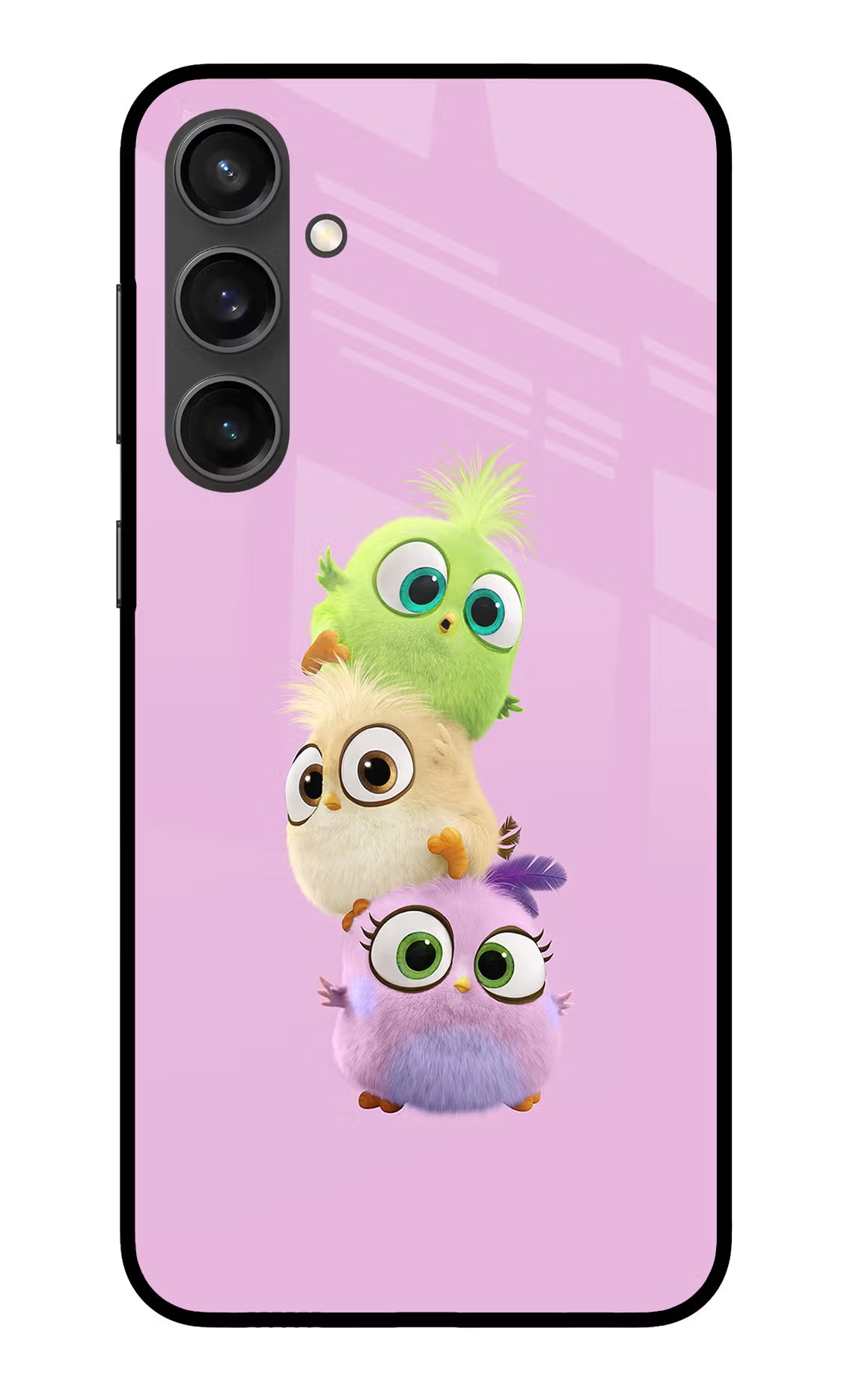 Cute Little Birds Samsung S23 FE 5G Glass Case Back Cover by Casekaro