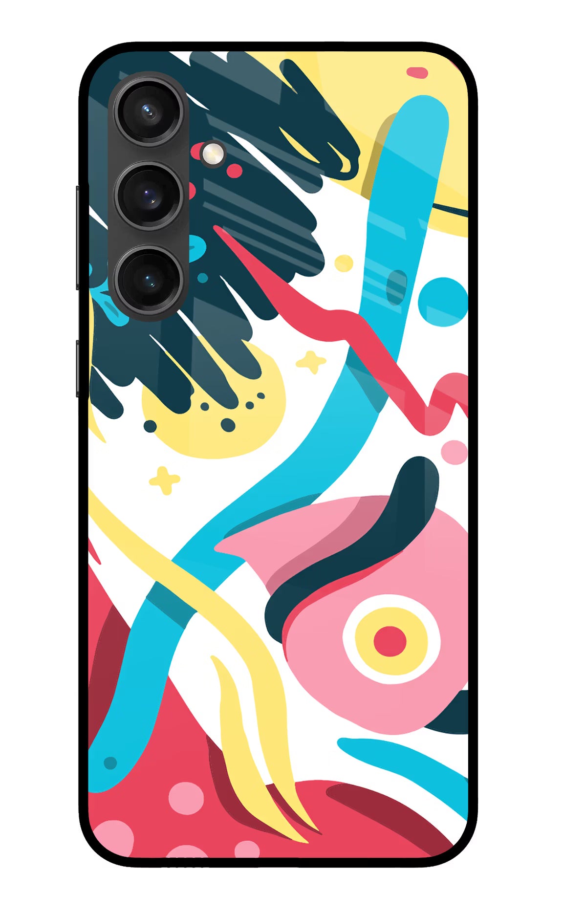 Trippy Samsung S23 FE 5G Glass Case Back Cover by Casekaro