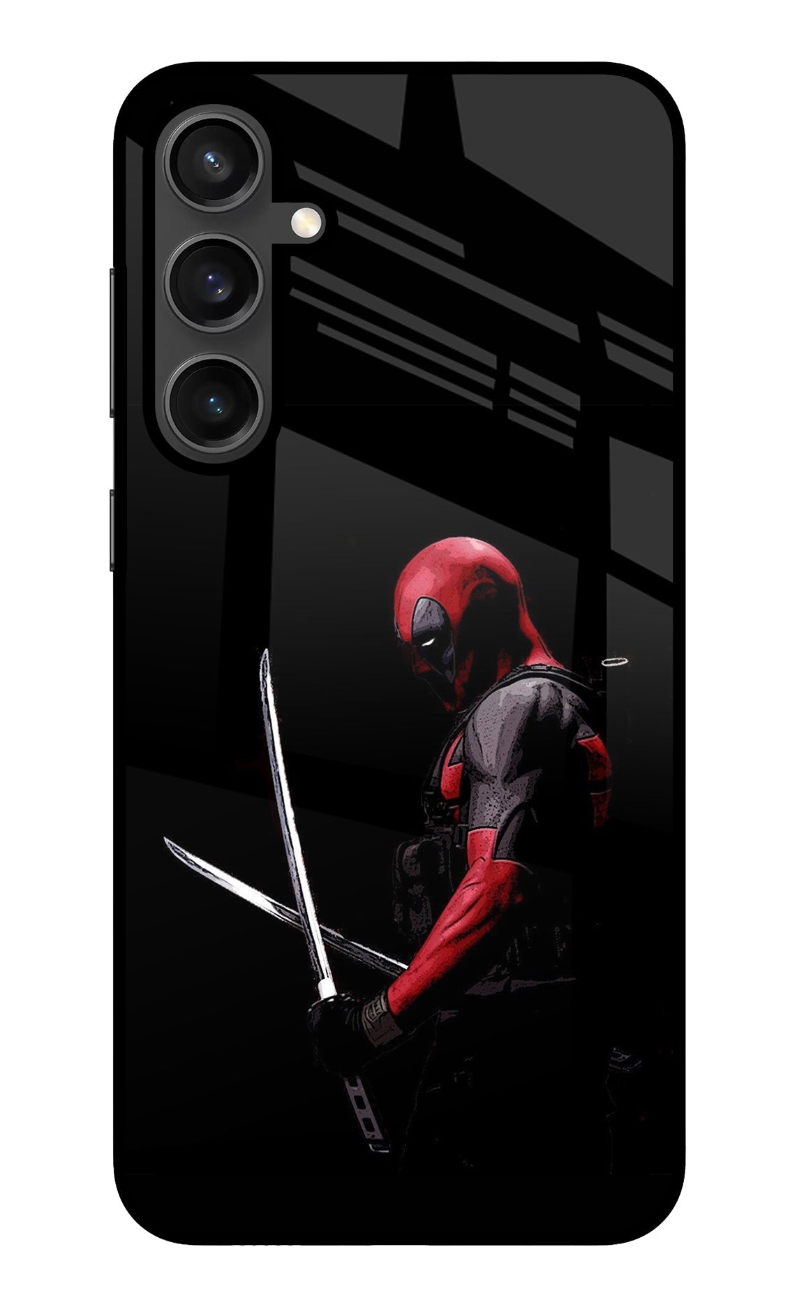 Deadpool Samsung S23 FE 5G Glass Case