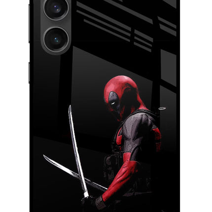 Deadpool Samsung S23 FE 5G Glass Case Back Cover by Casekaro