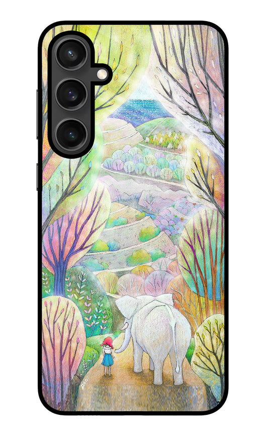 Nature Painting Samsung S23 FE 5G Glass Case