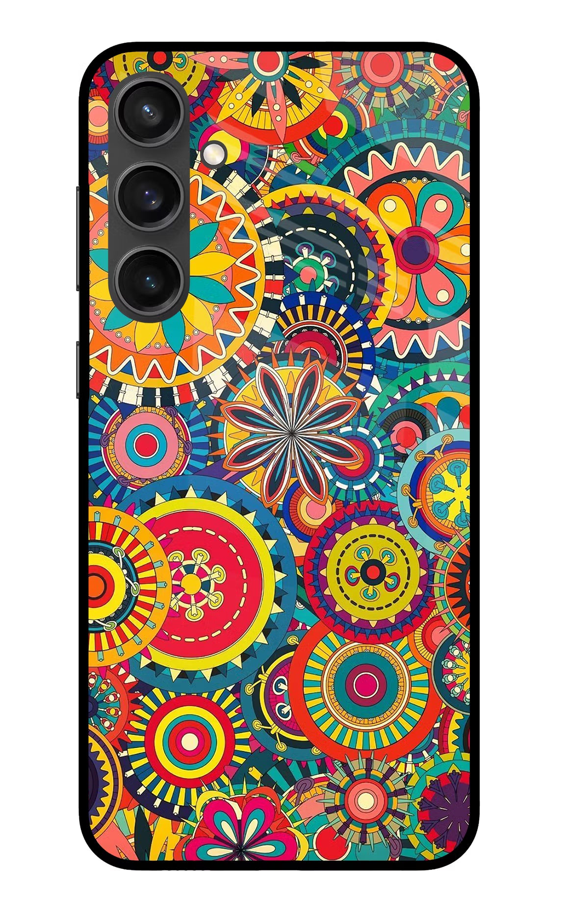 Gol Gol Art Samsung S23 FE 5G Glass Case Back Cover by Casekaro