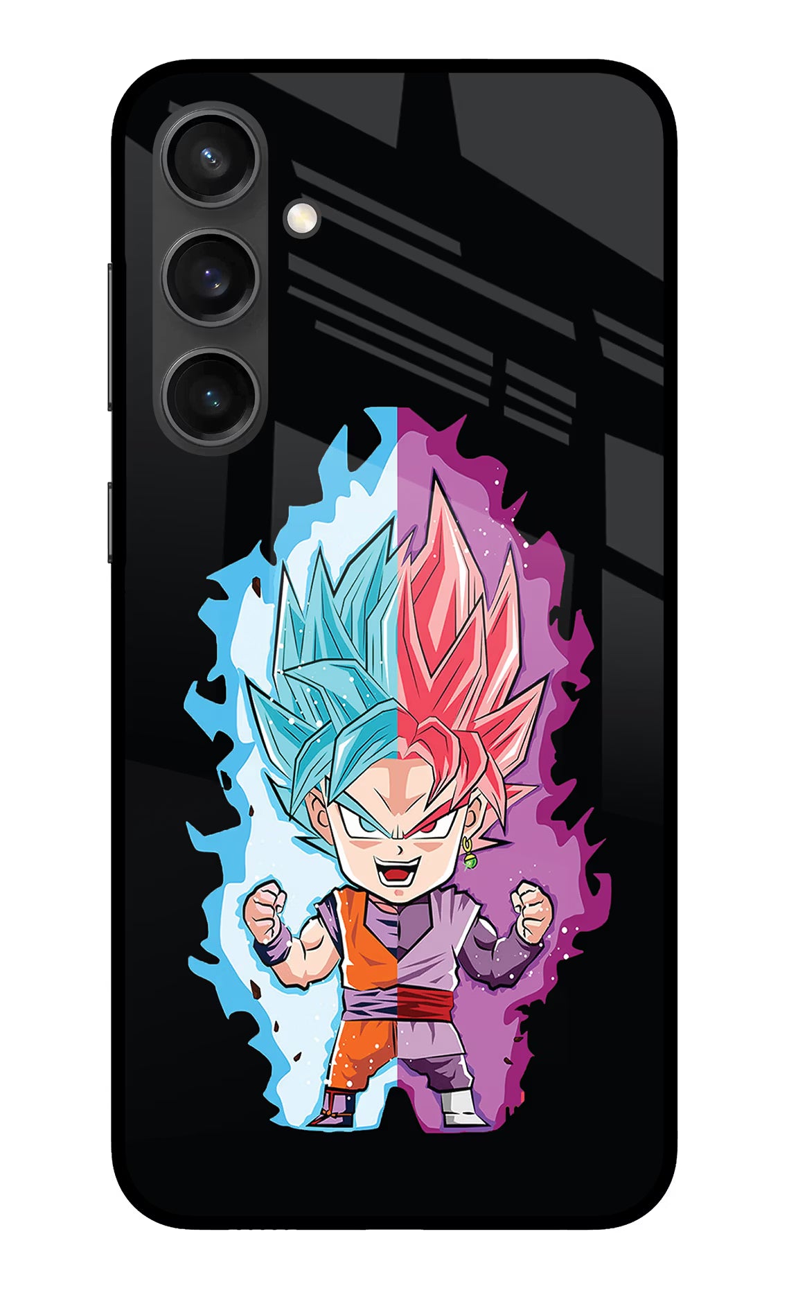 Chota Goku Samsung S23 FE 5G Glass Case Back Cover by Casekaro