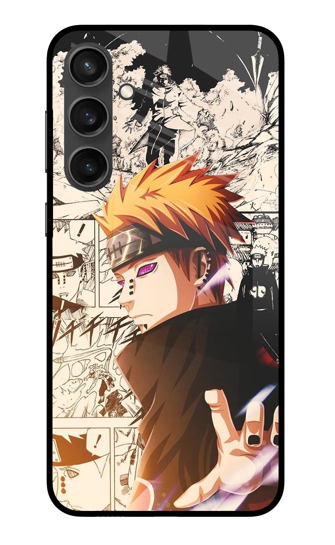 Pain Anime Samsung S23 FE 5G Glass Case Back Cover by Casekaro