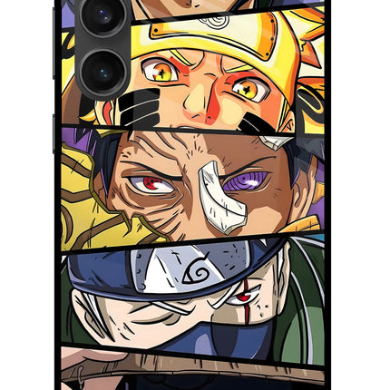 Naruto Character Samsung S23 FE 5G Glass Case Back Cover by Casekaro