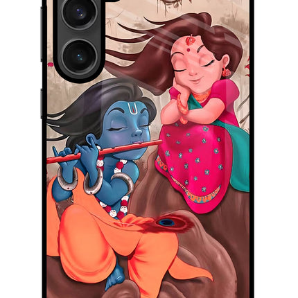 Radhe Krishna Samsung S23 FE 5G Glass Case