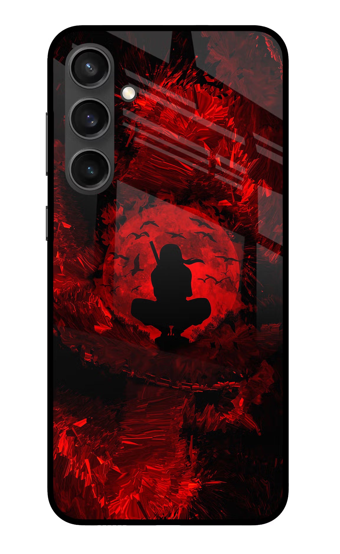 Itachi Uchiha Samsung S23 FE 5G Glass Case Back Cover by Casekaro
