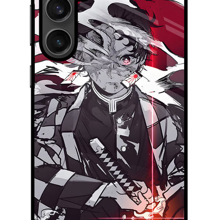 Demon Slayer Samsung S23 FE 5G Glass Case