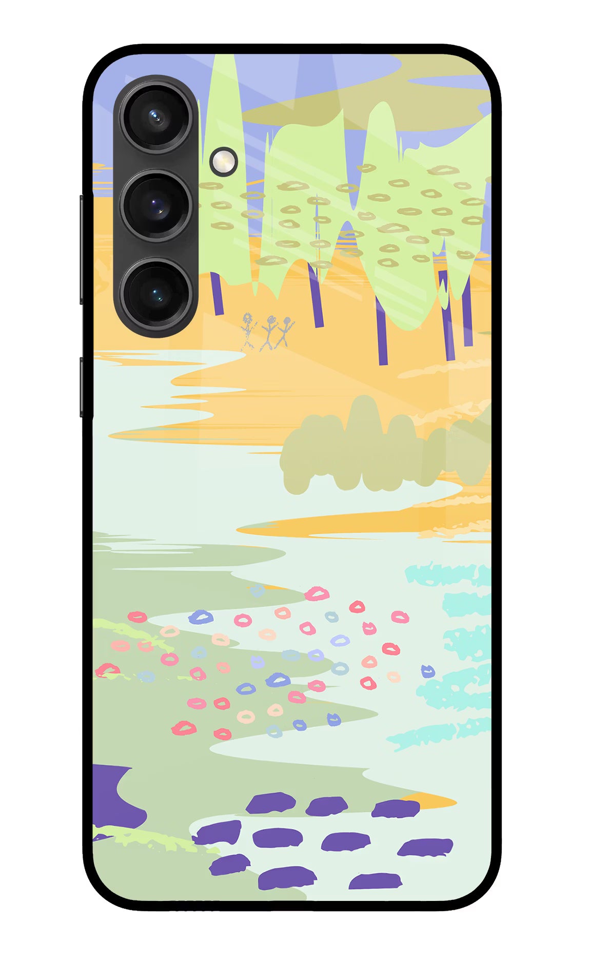 Scenery Samsung S23 FE 5G Glass Case Back Cover by Casekaro