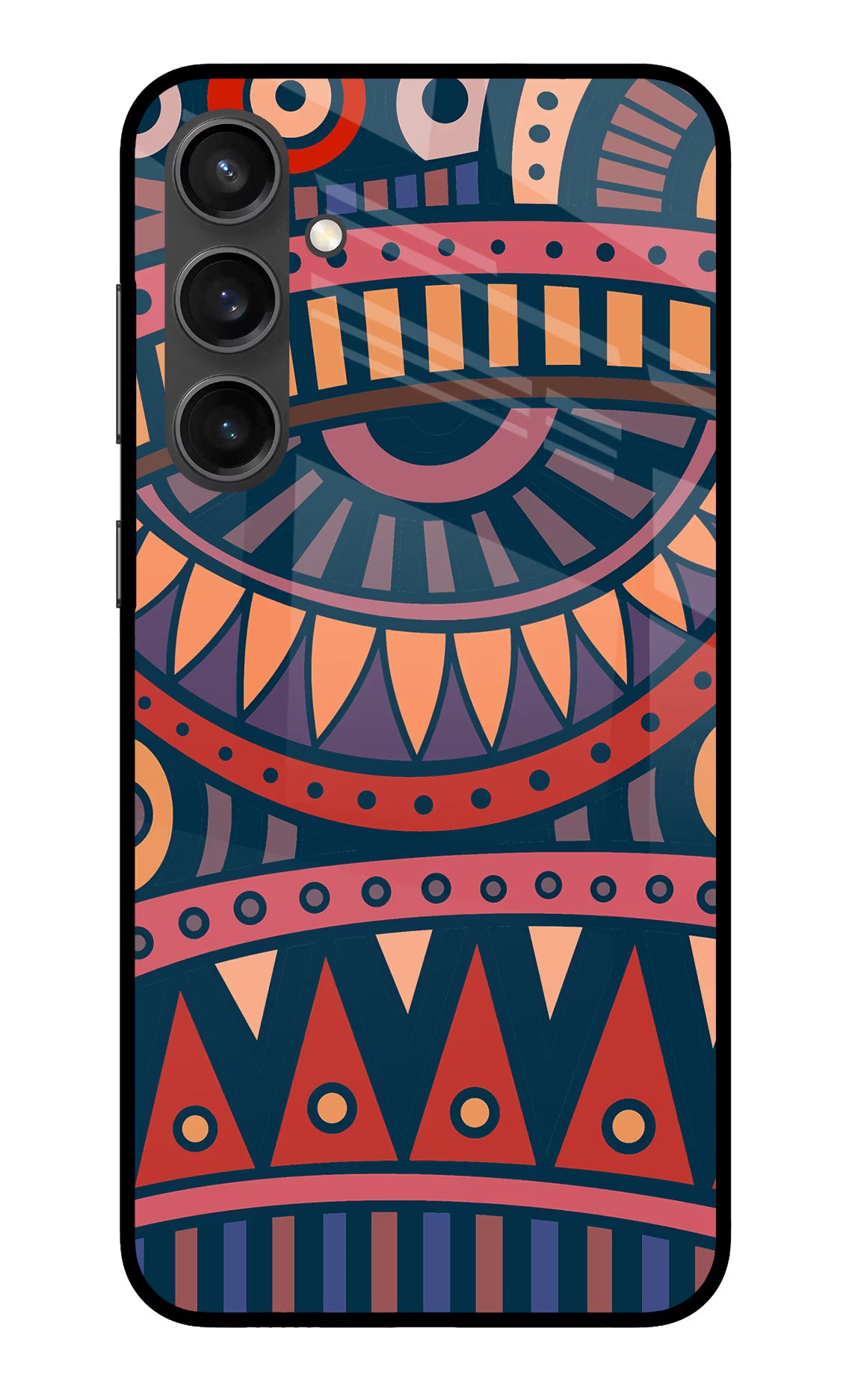African Culture Design Samsung S23 FE 5G Glass Case Back Cover by Casekaro