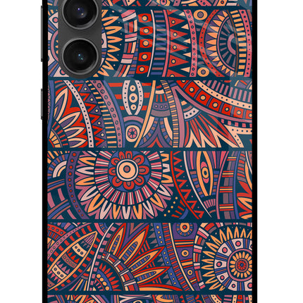 African Culture Design Samsung S23 FE 5G Glass Case Back Cover by Casekaro